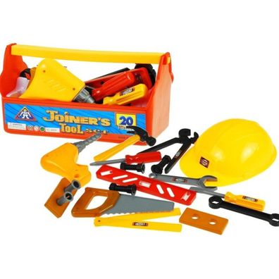 Leantoys Werkzeugkasten im DIY-Helm-Kasten 20 Elemente