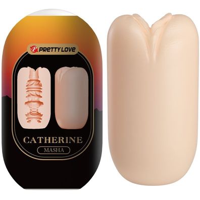 Pretty Love Masha Masturbator mit Innentexturen, fleischfarben