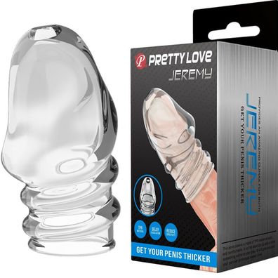 Pretty Love Penisverdicker Jeremy transparent aus TPR
