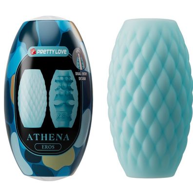 Pretty Love Athena Eros Masturbator aus Silikon, himmelblau