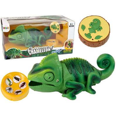 Lean Toys Ferngesteuertes Chamäleon Grüne Lichter 28 Cm
