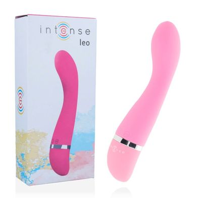 Intense Leo Vibrator mit 30 Modi und Klitorisstimulation, Rosa Silikon