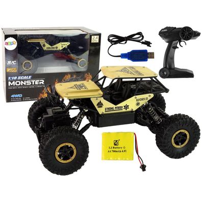 Lean Toys Geländewagen R/C hohe Räder 1:18