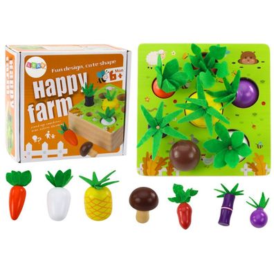 Leantoys Karotten-Memory-Spiel aus Holz