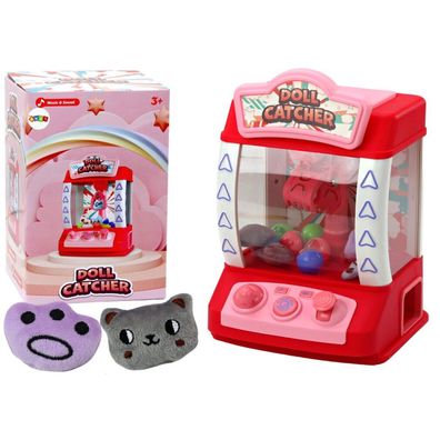 Lean Toys Automatische Puppenfangmaschine Gadgets Plüschkugeln Rosa