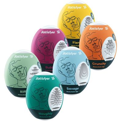 Satisfyer Masturbator-Eier 6er-Set Hydro-Active