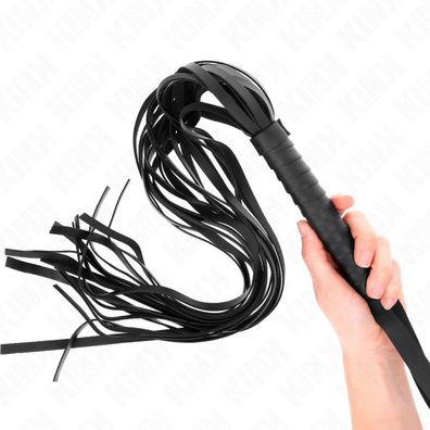 Kink Negro Peitsche mit kurzem Griff und langem Schwanz