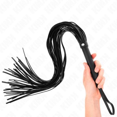 Kink Schwarze Weich-PVC-Peitsche