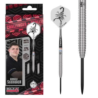 BULL'S Kendji Steinbach Challenger Steel Dart / 1 Satz / 23Gr