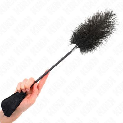 Kink Straußenfedern-Tickler zum Kitzeln mit Spitzenpalette