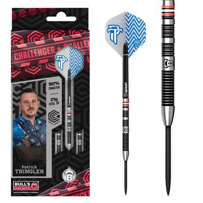 BULL'S Patrick Tringler Challenger Steel Dart / 1 Satz / 21Gr