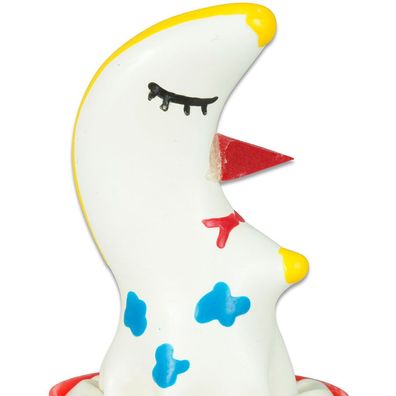 Condomerie Handbemalte Neuheitskondome Mond Unikat aus Naturlatex