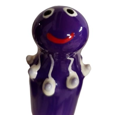 Condomerie Neuheitskondom Octopus Lila handbemaltes Latexkondom