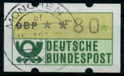 BRD ATM 1981 Nr 1-1-080R gestempelt X9703C6