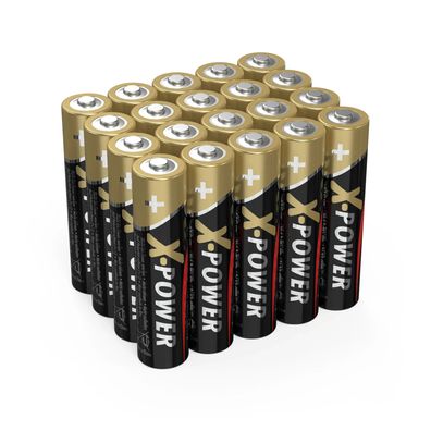 20er Pack Alkaline X-Power Micro AAA Batterien - Hochwertig & langlebig