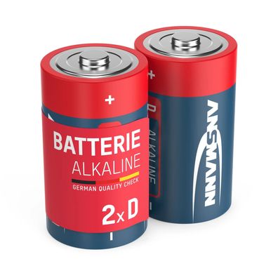 2er-Pack Alkaline Mono D Batterien 1,5V für Haushalt und Hobby