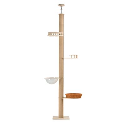 Large Cat Tree, Tall Sturdy Cat Tower