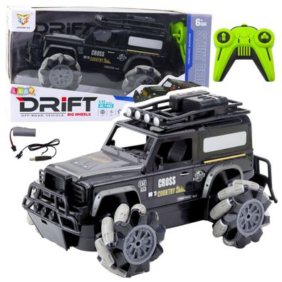 RC Offroad Auto Ferngesteuert 360° Drehung 1:12 Schwarz