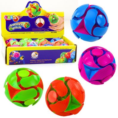 Farbwechselball zum Werfen und Jonglieren 6cm Bunt