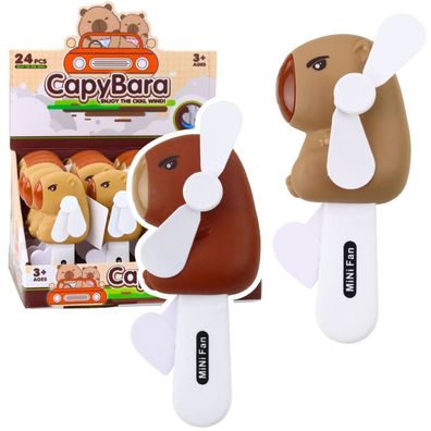 Capybara Handfächer für Kinder 14,5 cm Mix