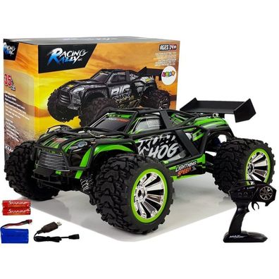 Offroad Auto ferngesteuert grün 2,4 GHz 1:18 35 km/h mit Geschwindigkeitskontrolle