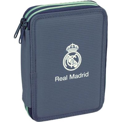 Real Madrid Blue gefülltes Federmäppchen, 2-stöckig