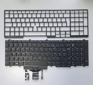 Dell Precision 7710 Tastatur AZERTY Tastaturrahmen CN-06NWDG CN-0WCKVN