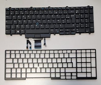 Dell Precision 3520 Tastatur Keyboard AZERTY 13P56F0J698 PK1313M3B13 0WCKVN