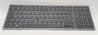 HP ZBook 17 G4 Tastatur Keyboard BL QWERTZ SN7142BL SPS-848311-041
