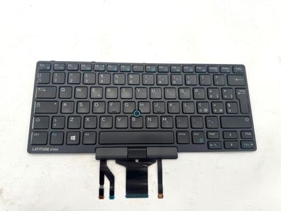 Dell Latitude E7450 Keyboard Tastatur QWERTY 07Y1DK