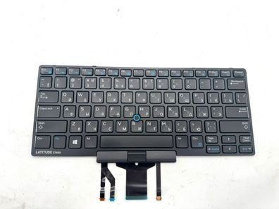 Dell Latitude E7450 Keyboard Tastatur QWERTY / RU 0NY63M