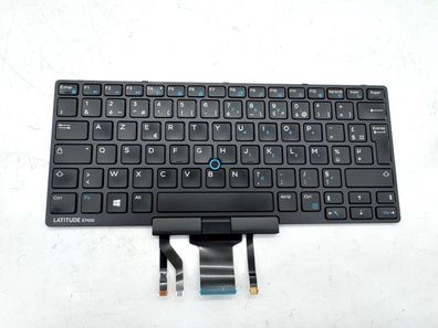 Dell Latitude E7450 Keyboard Tastatur AZERTY 0W93F7