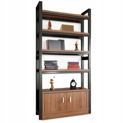 Industrielles Standregal, 190 cm hoch, Metallgestell