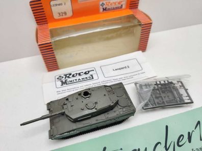 Roco Minitanks H0 329 (1) Kpf Panzer "Leopard" 2 A4 / 1:87 / OVP rot