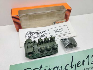 Roco Minitanks H0 376 (1) Minenwerfer M548 A1 G "Skorpion" / 1:87 / OVP rot