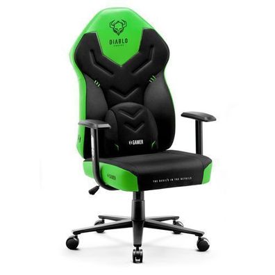 Diablo X-Gamer 2.0 Gaming Stuhl Bürostuhl Stoffbezug Ergonomisches Design
