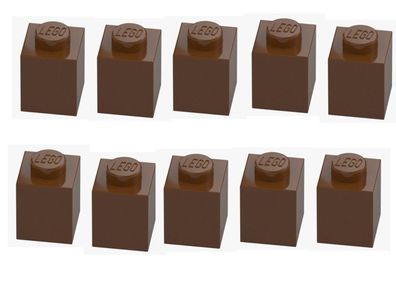 LEGO® 10x Stein 1x1 Braun Reddish Brown 3005 4211242 Baustein MOC Ersatzteile