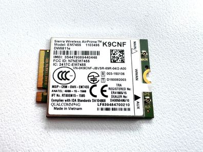 Dell Latitude 7490 LTE WWAN Modul Sierra Wireless Airprime K9CNF