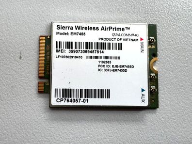 Fujitsu Lifebook E549 WWAN Karte 4G Modul LTE Card EM7455