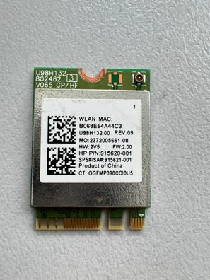 HP Laptop 250 G7 17-BY RTL8821CE WLAN Karte 915620-001