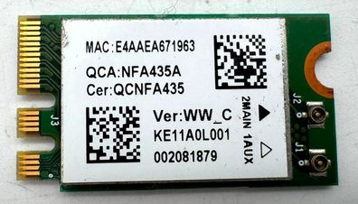 Acer Aspire A315-56 A515-56 Atheros NFA435A WLAN & Bluetooth Karte KE.11A0L.001