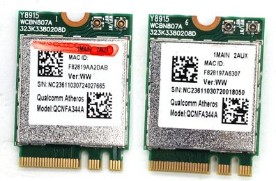Acer Aspire A715-71G Atheros QCNFA344A WLAN & Bluetooth Karte M.2 Y8915