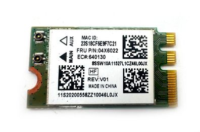 Lenovo IdeaPad Y50-70 Touch Atheros QCNFA335 WLAN Bluetooth Karte M.2 04X6022