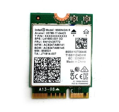Lenovo IdeaPad 3 15IIL05 Intel 9560NGW WLAN Bluetooth Karte M.2 5W10V25772
