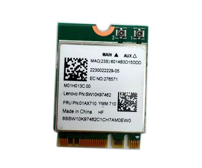 Lenovo IdeaPad 320-15IKB Realtek RTL8821CE WLAN Bluetooth Karte M.2 SW10K97462