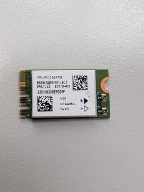 Lenovo IdeaPad C340-14IWL QCNFA435 WLAN Bluetooth Karte 01AX709
