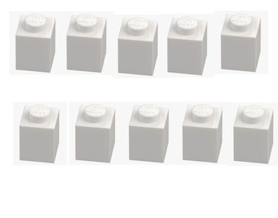 LEGO® 10x Stein 1x1 Weiß White 3005 300501 Baustein Ersatzteil MOC Einzelteile
