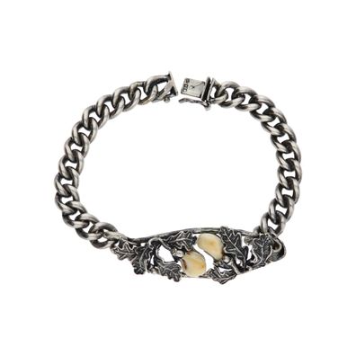 Trachten Sharivari Damen Armband 25326686 Silber 835 geschwärzt, Grandl 18 cm