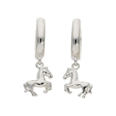 Kinder Creolen Pferd 925 Silber JL10-06-3679 JuwelmaLux