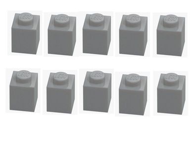LEGO® 10x Stein 1x1 Hellgrau Medium Stone Grey 3005 4211389 Bausteine Einzelteil